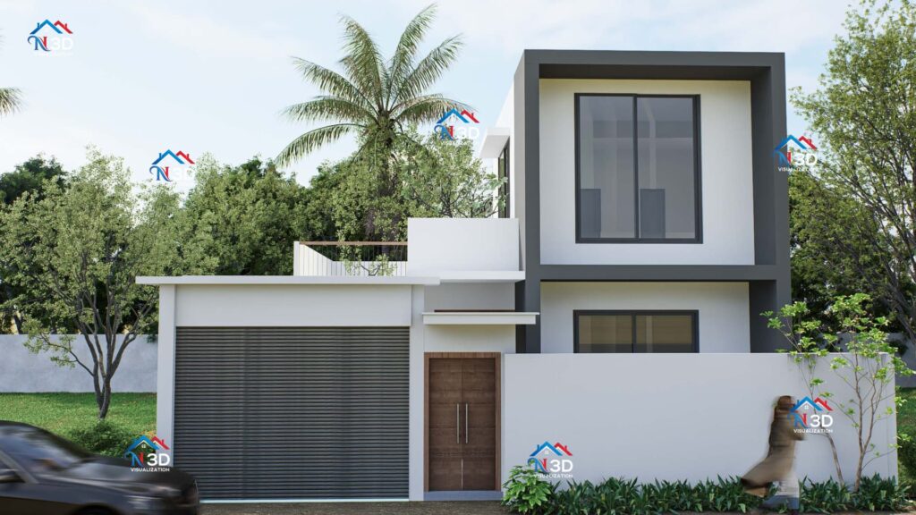 simple box house n3d visualization