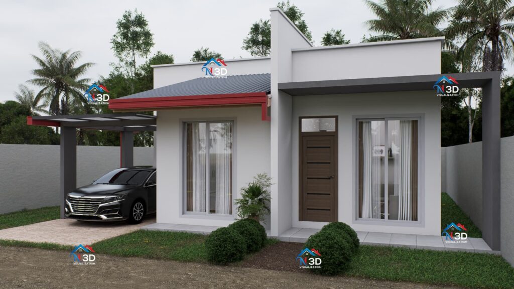 n3d visualization single box house